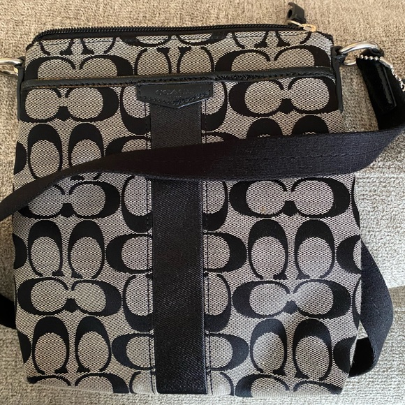 Coach Black Canvas Crossbody - Picture 5 of 7